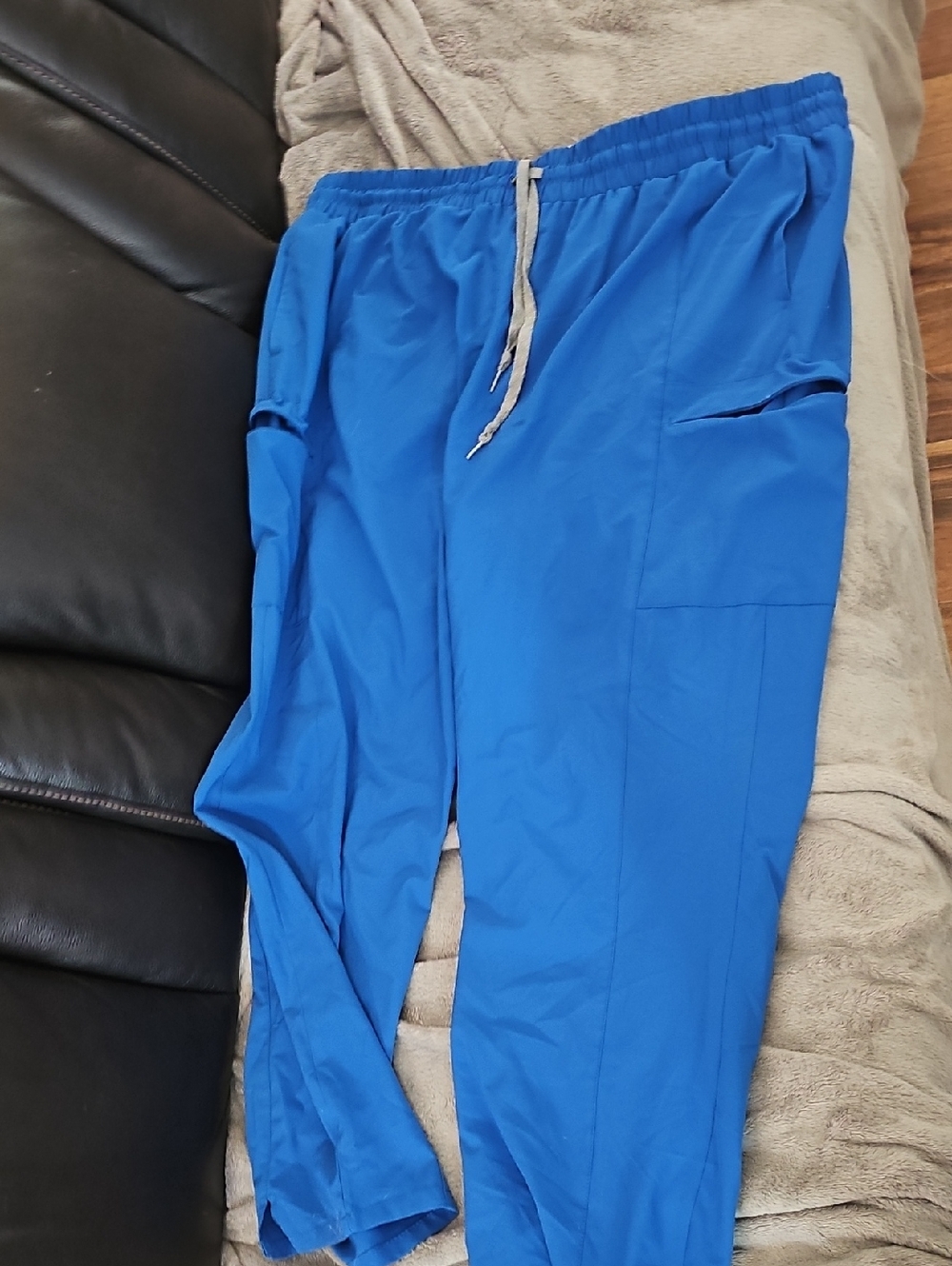 Womens Wonder Wink Royal Blue Scrub Pants